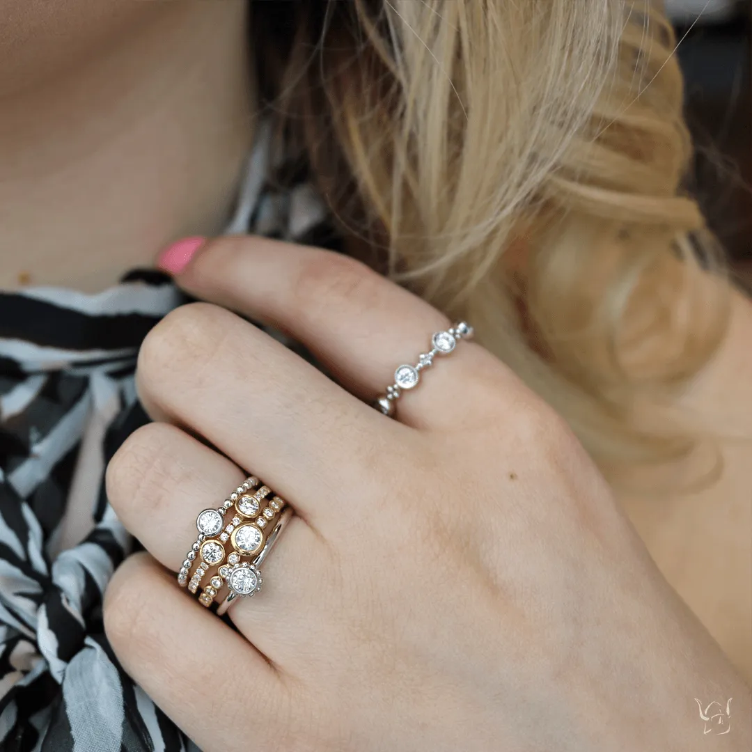 0.46ctw Diamond Stackable Ring
