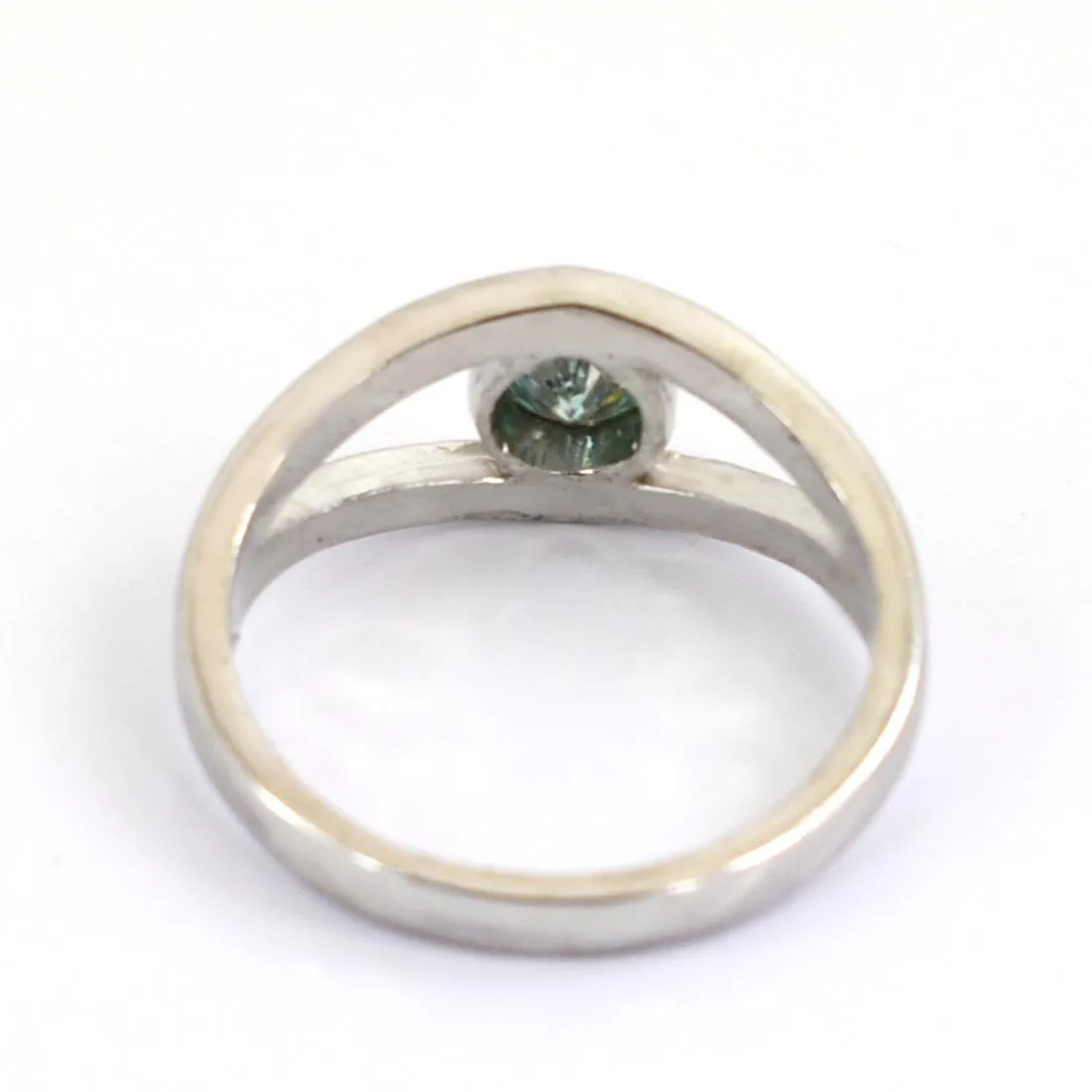 0.60 Ct Exclusive Blue Diamond Solitaire Ring, 100% Certified