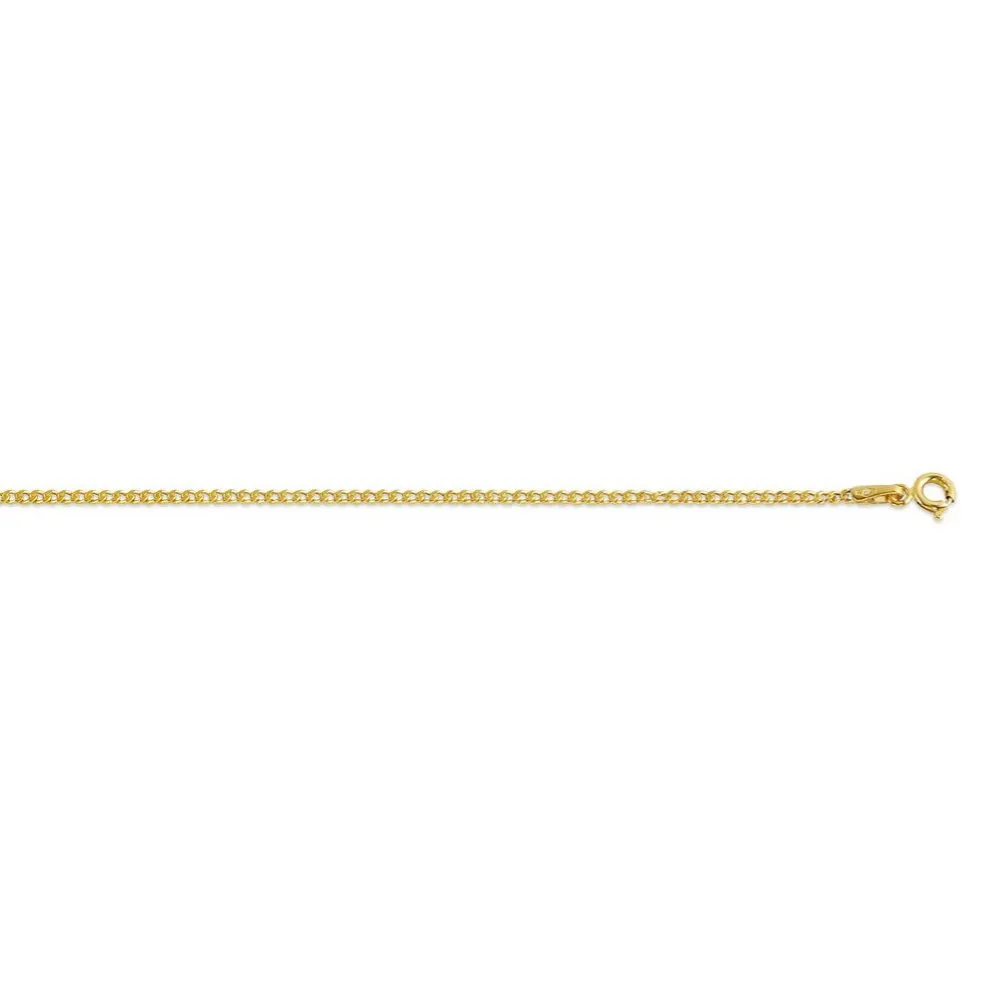 10K Yellow Gold (2.2mm) Hollow Miami Cuban Link Bracelet 7.5"