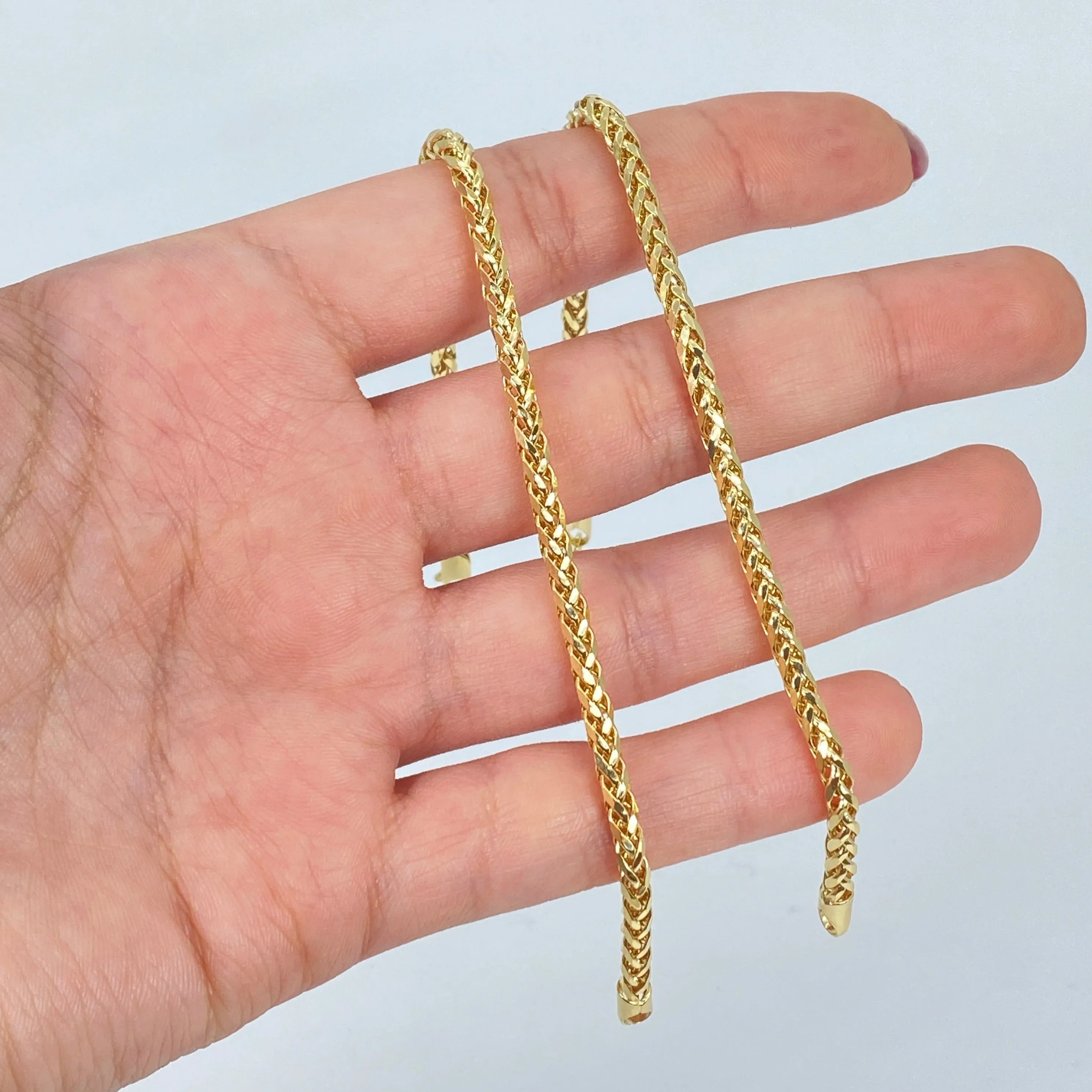 14K Box Cuban Link Bracelet