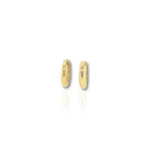 14K Gold Baby Huggie Earrings