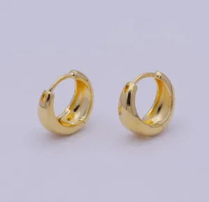14K Gold Bubble Huggie
