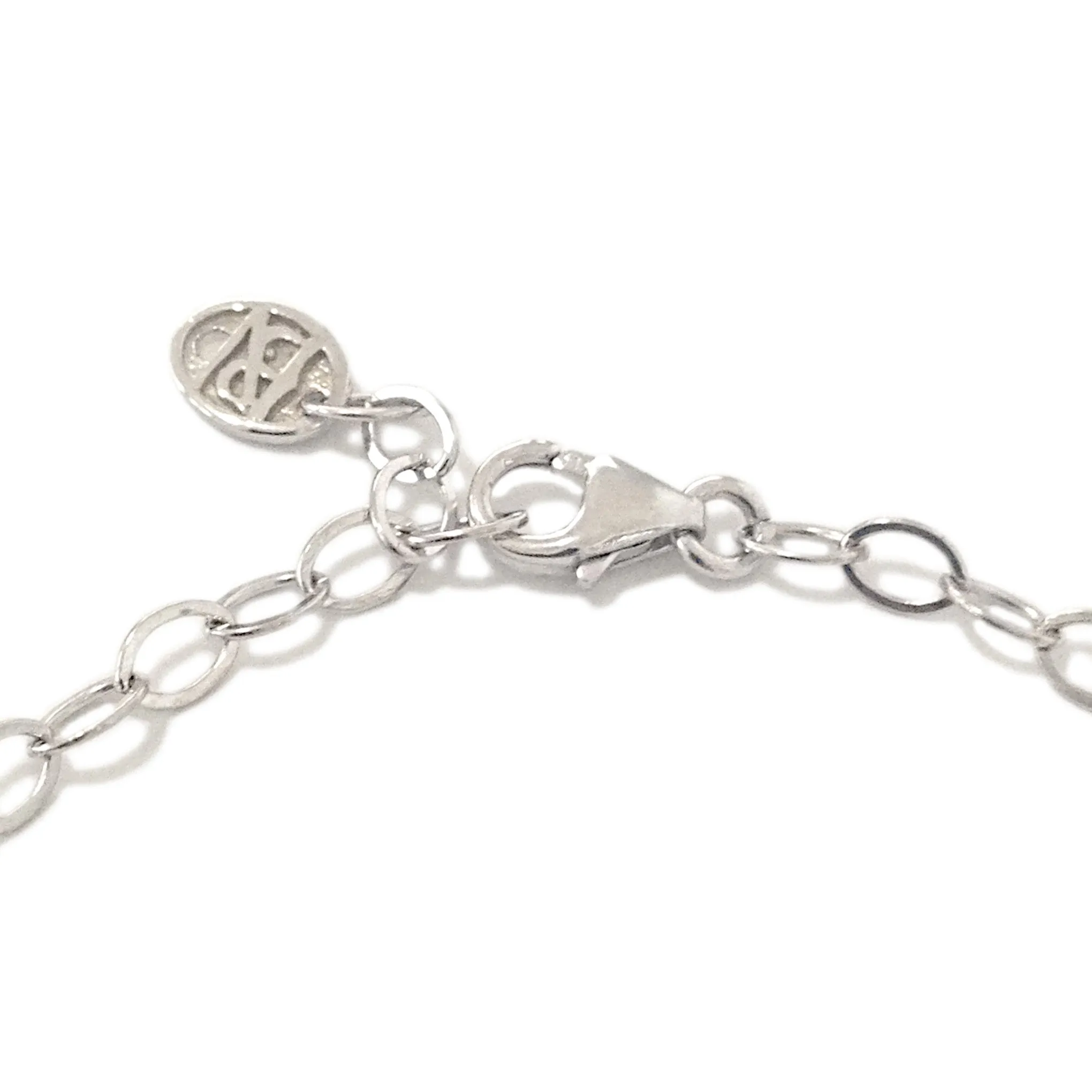 14K Gold XL Sweetheart Monogram Engraved Triple Initial ID Bracelet