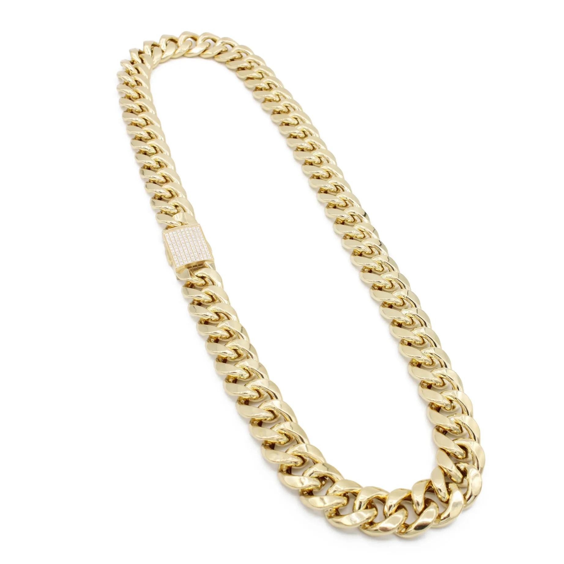14K Hollow Cuban Bracelet (9.5MM) JTJ™