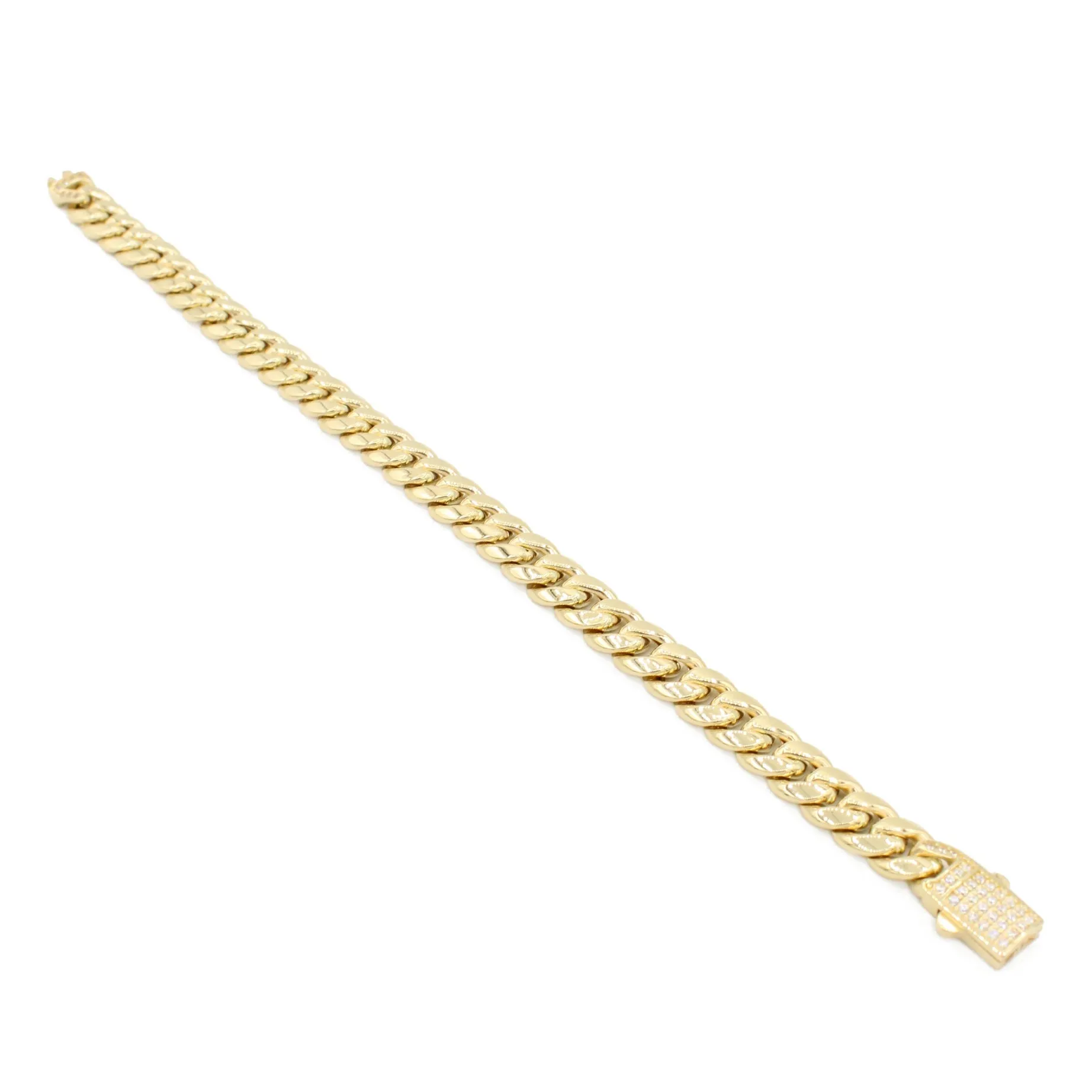 14K Hollow Cuban Bracelet (9.5MM) JTJ™