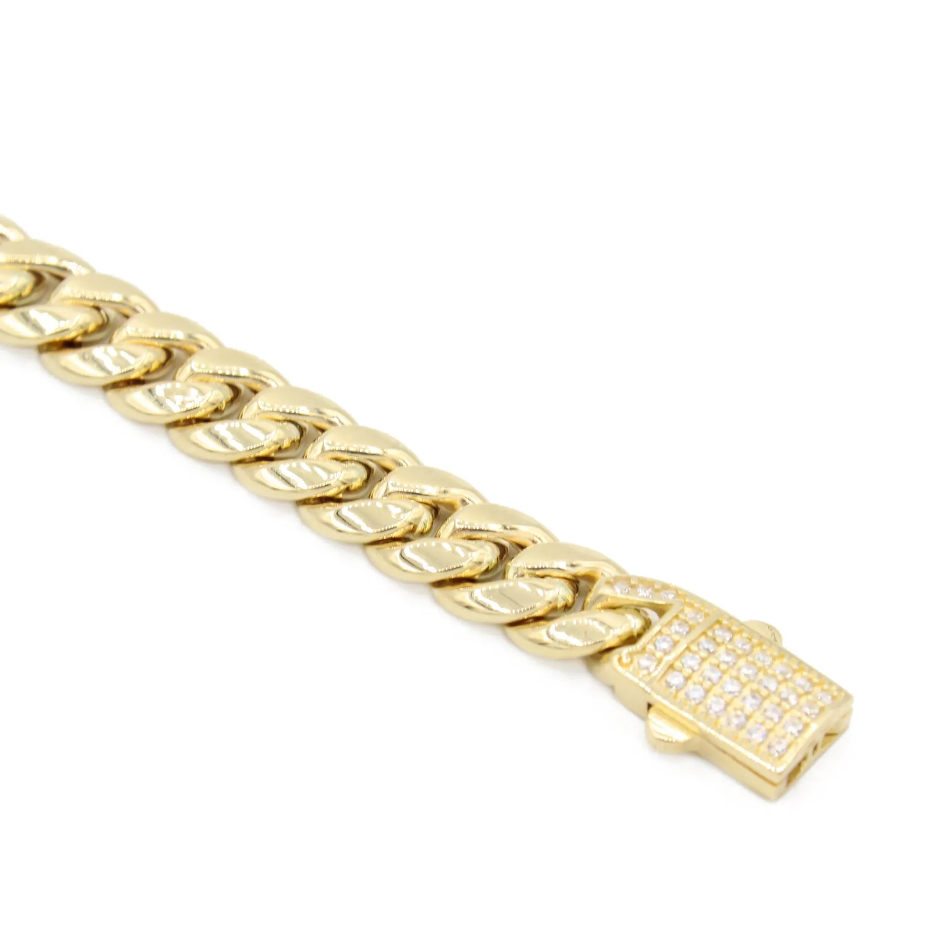 14K Hollow Cuban Bracelet (9.5MM) JTJ™