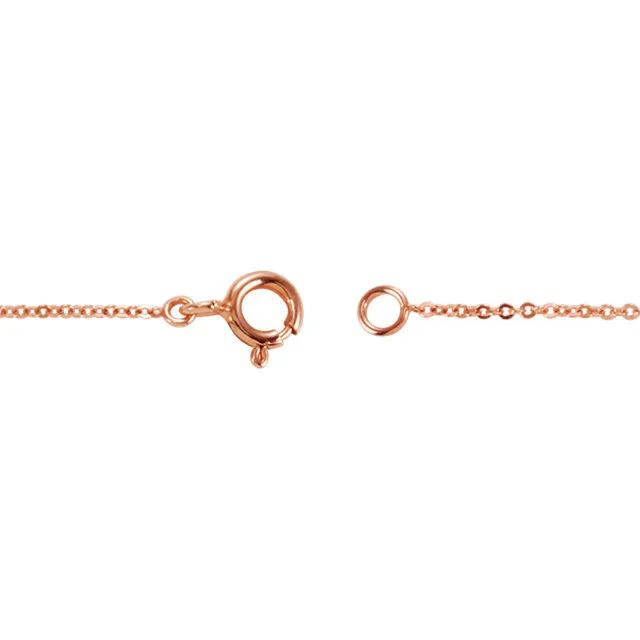 14k Rose Gold Floral-Inspired Bracelet