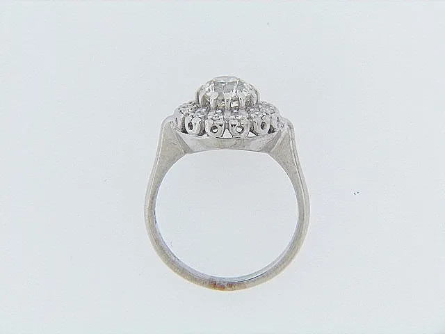 14K-WG DIAMOND SOLITAIRE RING