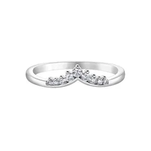 14K White Gold (0.25ct) Diamond Universal Band