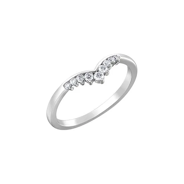 14K White Gold (0.25ct) Diamond Universal Band
