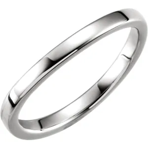 14k Yellow Gold 1.65mm Ladies Stackable Band Size 5