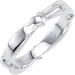 14k Yellow Gold Stackable Metal Fashion Ring, Size 7