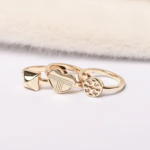 16K-Gold Adeline Stackable Ring Set