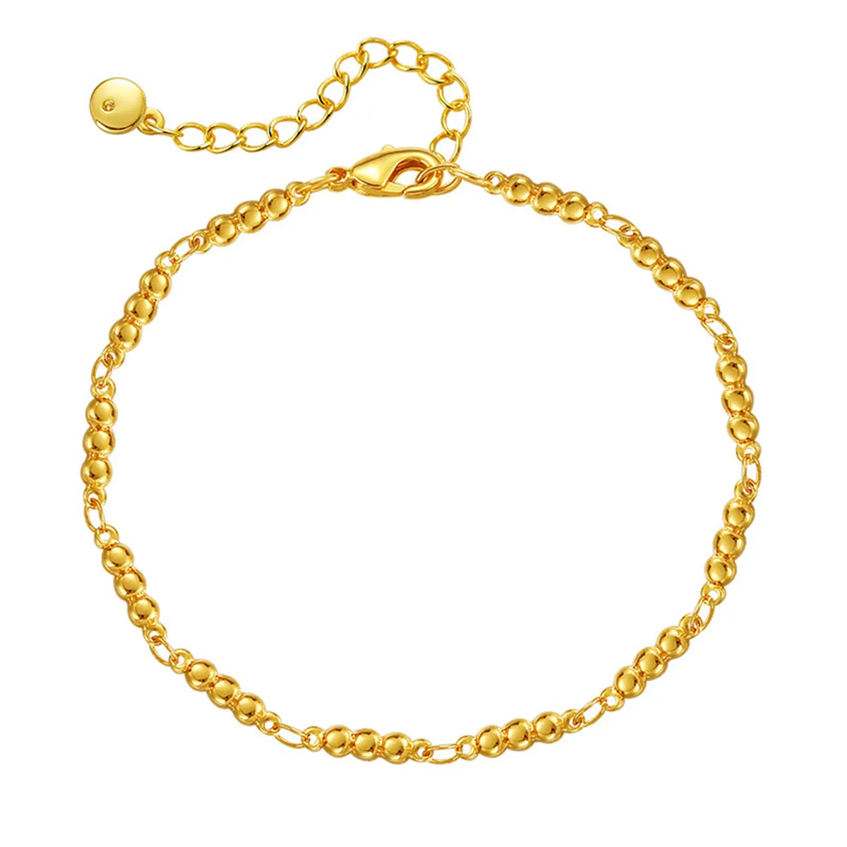 18K Gold-Plated Beaded Bracelet