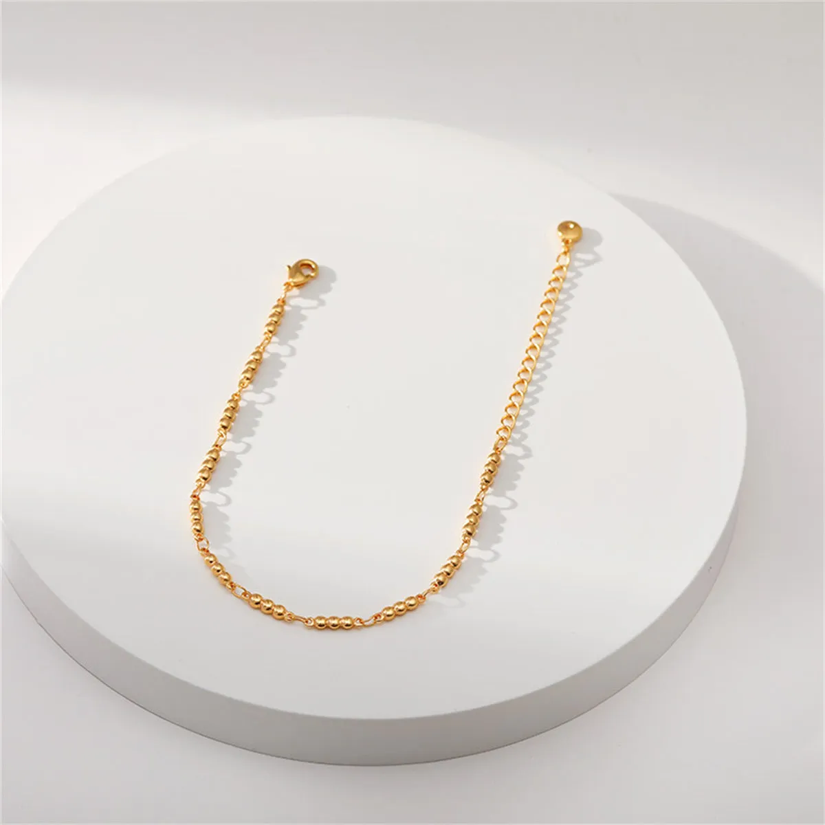 18K Gold-Plated Beaded Bracelet