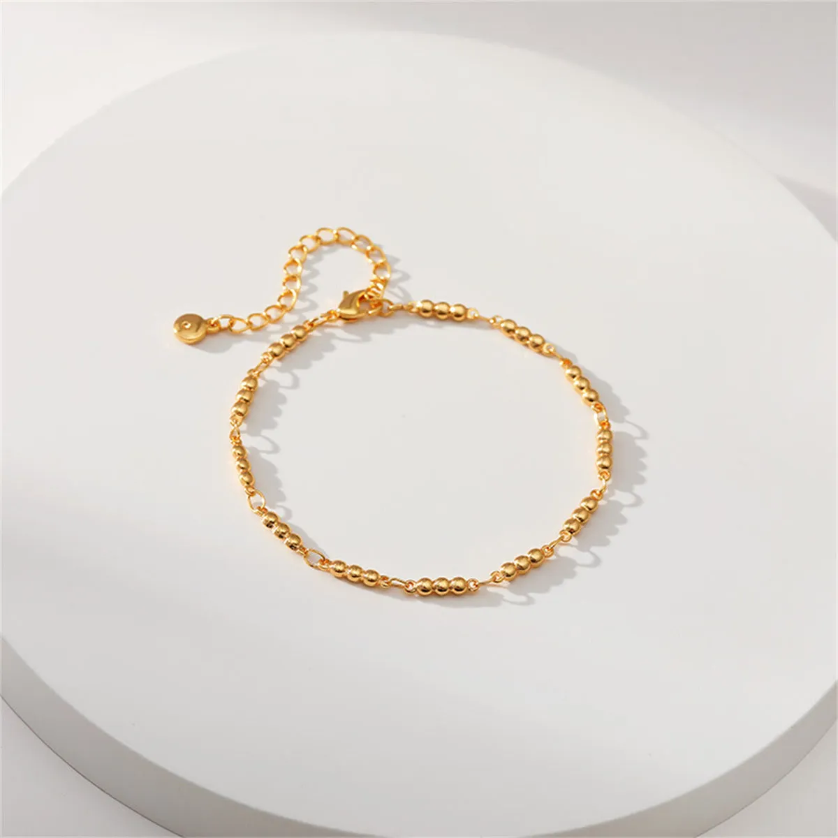 18K Gold-Plated Beaded Bracelet