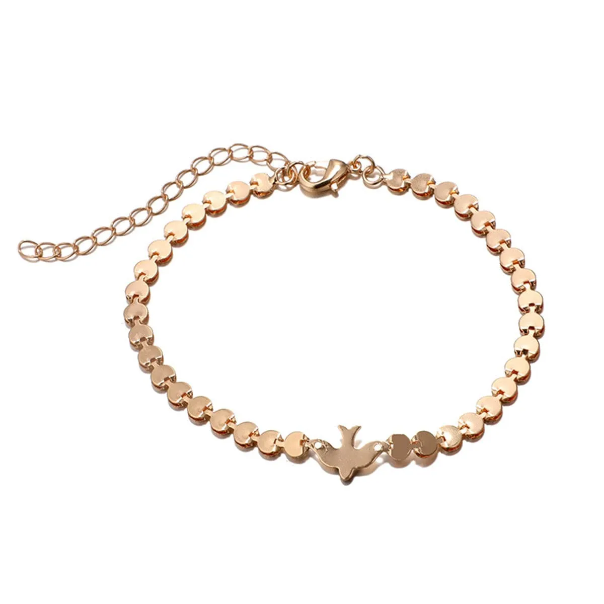 18K Gold-Plated Bird Bracelet