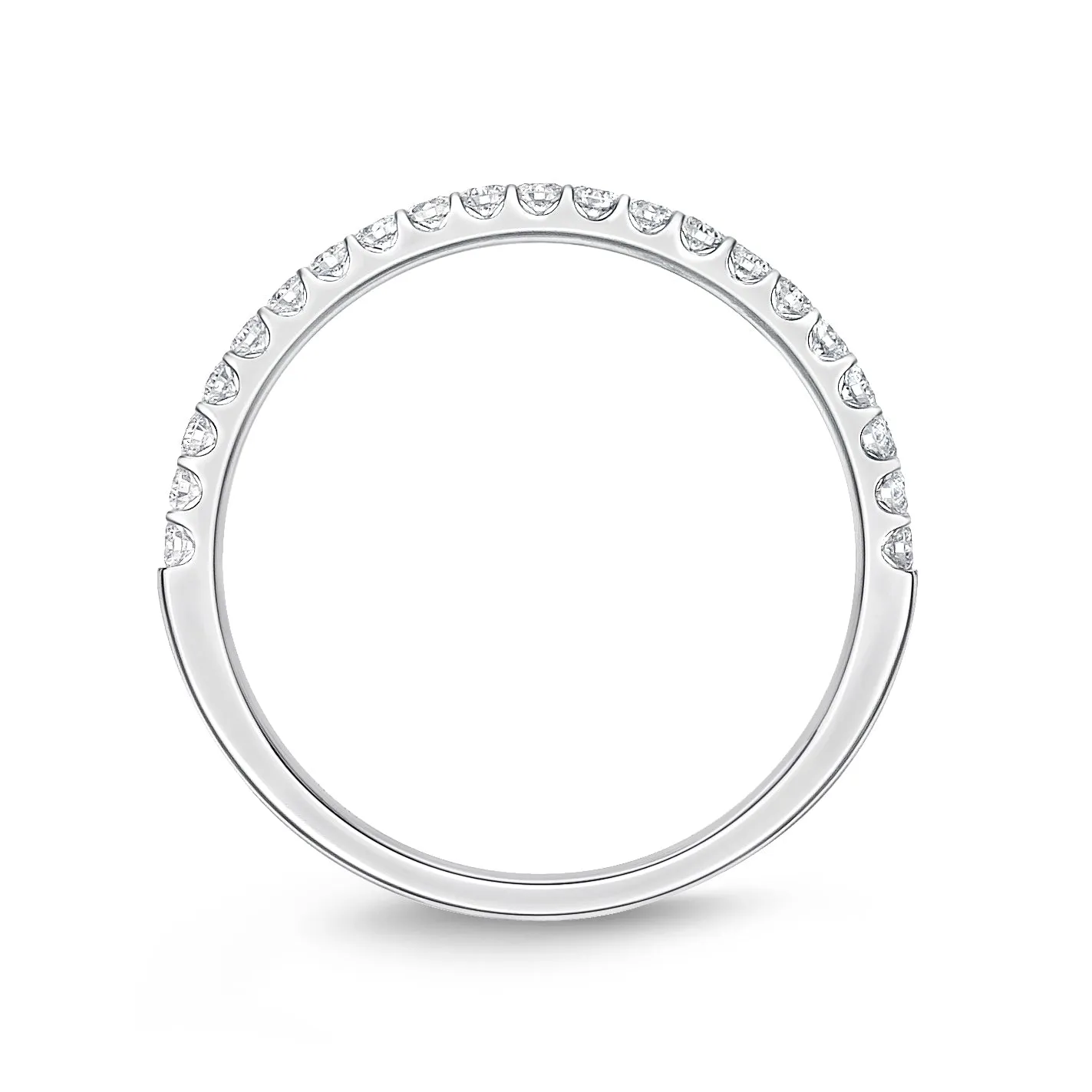 18K WHITE GOLD ODESSA DIAMOND BAND .25CT