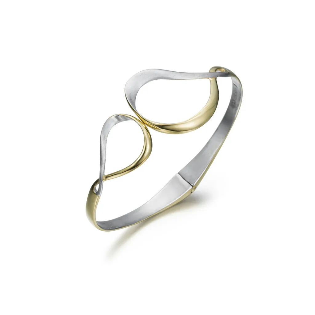 18K Yellow Gold Vermeil 'Venice' Cuff Bracelet