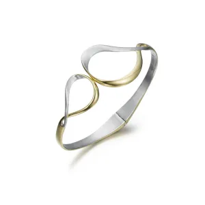 18K Yellow Gold Vermeil 'Venice' Cuff Bracelet