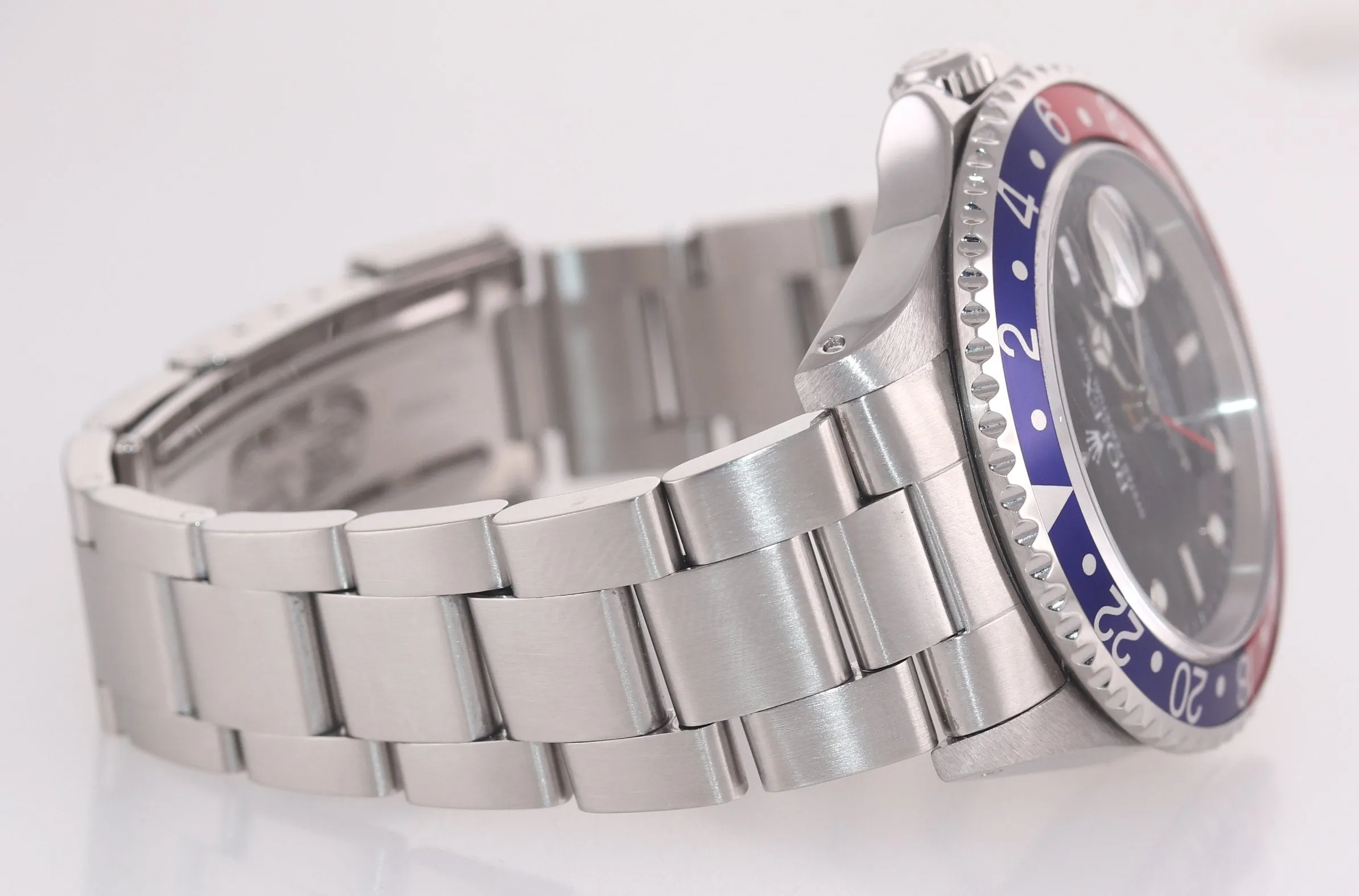 1999 Rolex GMT-Master 2 Pepsi 40mm Steel 16710 Blue Red Watch Box