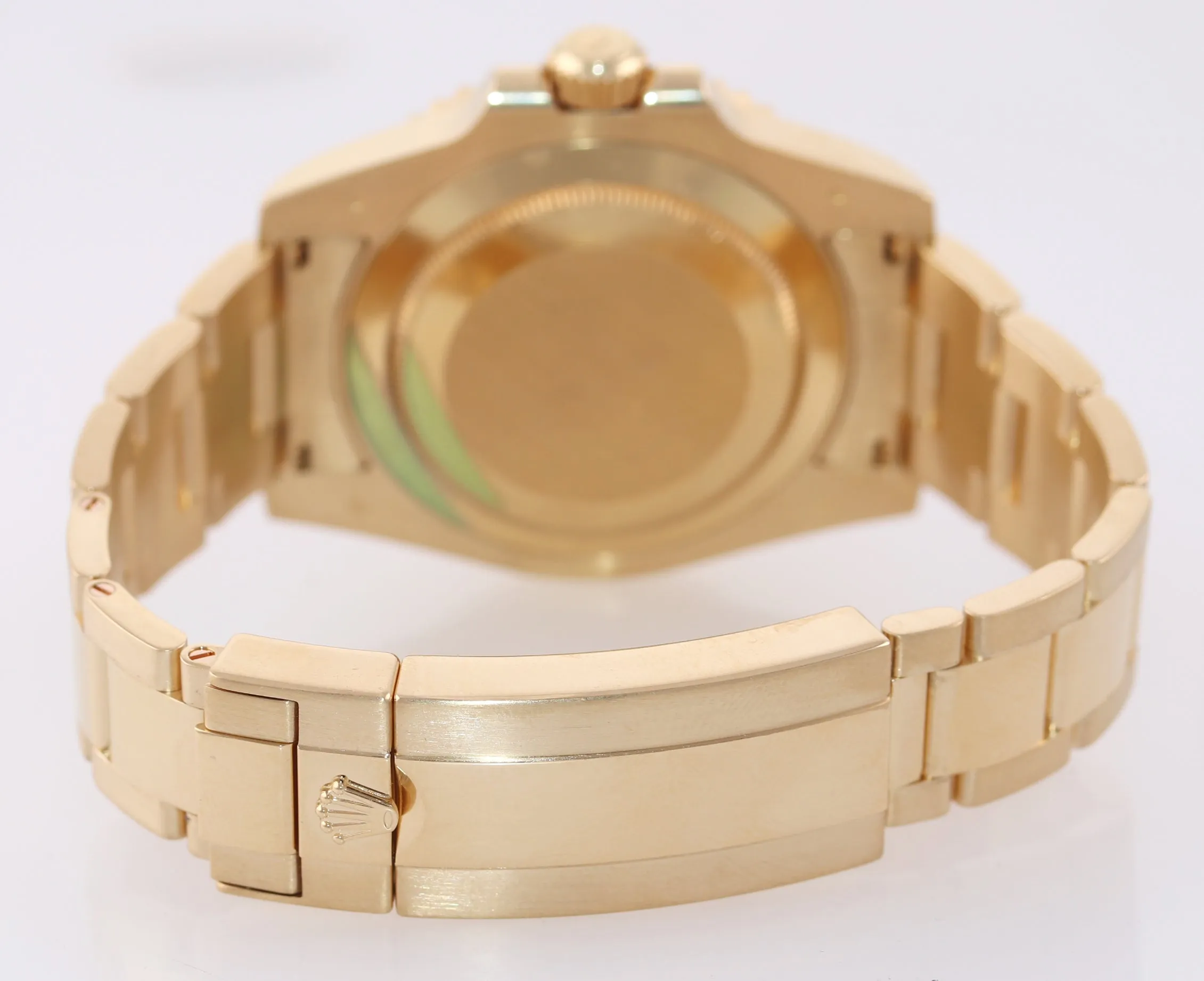 2010 MINT PAPERS Rolex Blue Smurf Ceramic 116618 18k Yellow Gold 40MM Watch