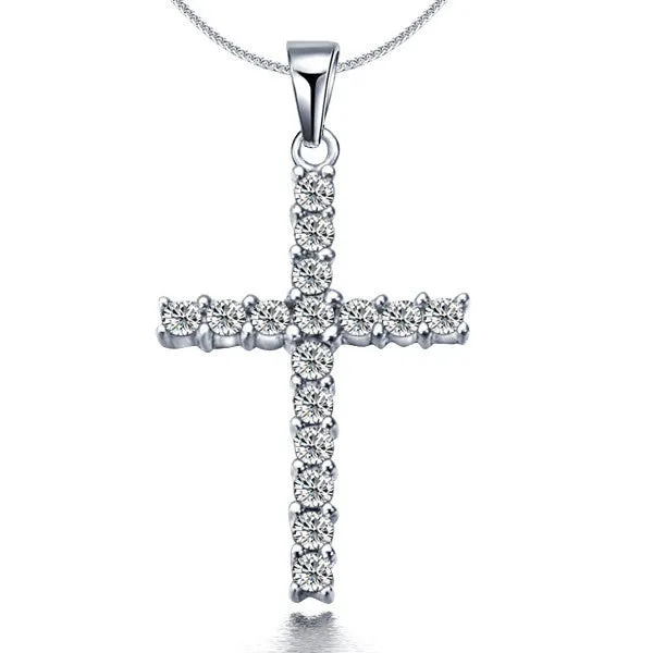 2016 New Fashion Women Necklace - Beautiful Blue Crystal Necklace Pendant Bronze Plated Jewelry For women Gift