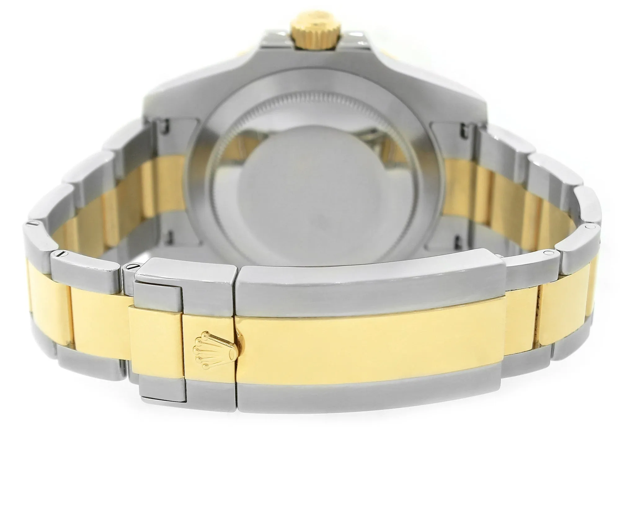 2016 Sunburst Rolex Submariner Ceramic 116613 LB Two-Tone Gold Blue Dive Watch