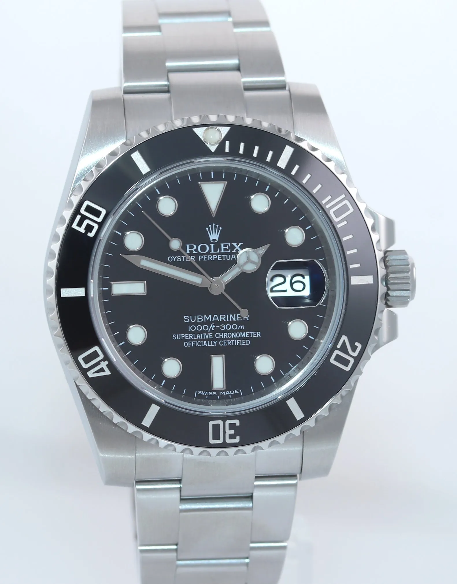 2017-2018 Rolex Submariner Date 116610 Steel Black Ceramic Bezel 40mm Watch Box