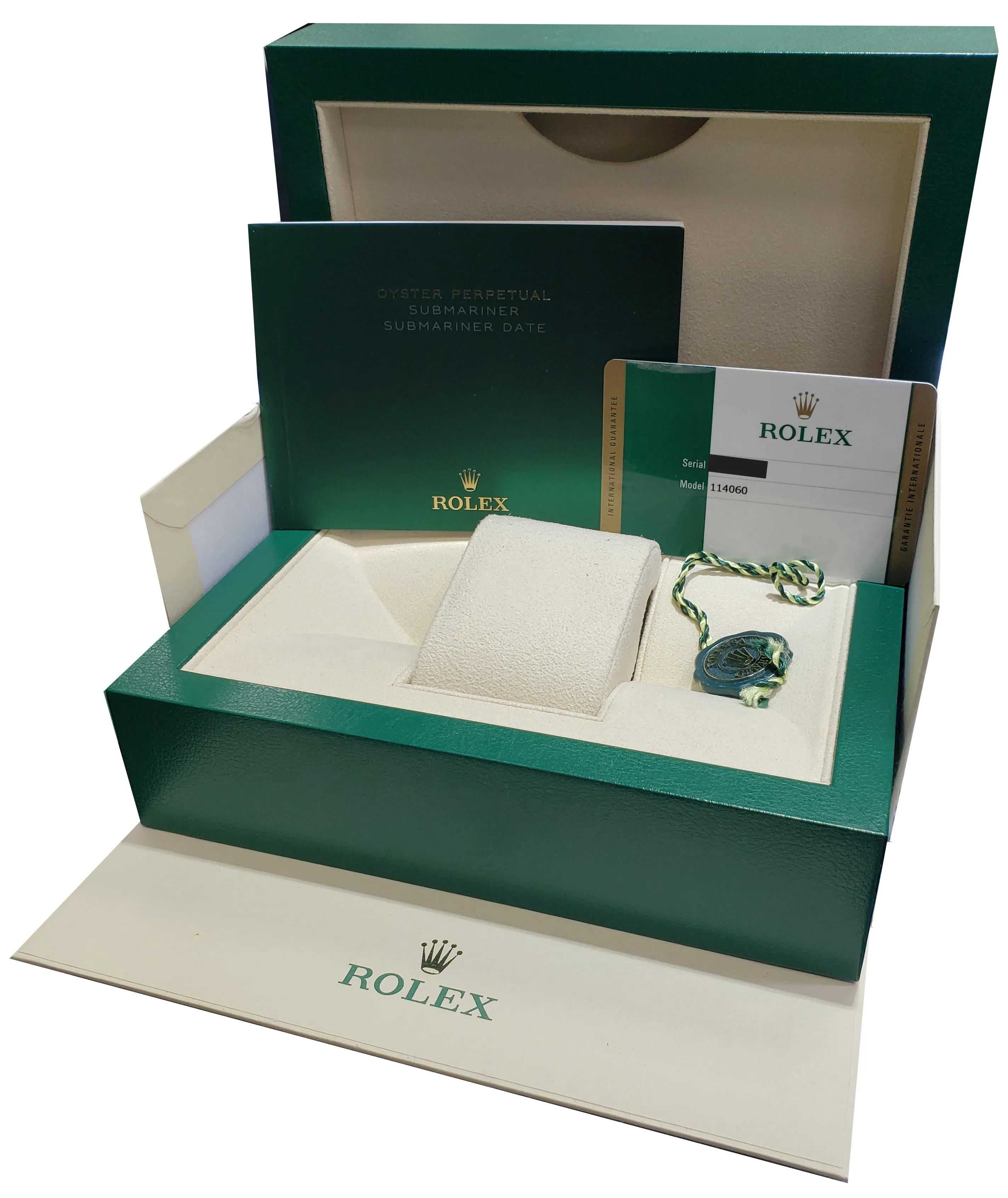 2017 Rolex Submariner No-Date Stainless 40mm Black Ceramic Dive Watch 114060