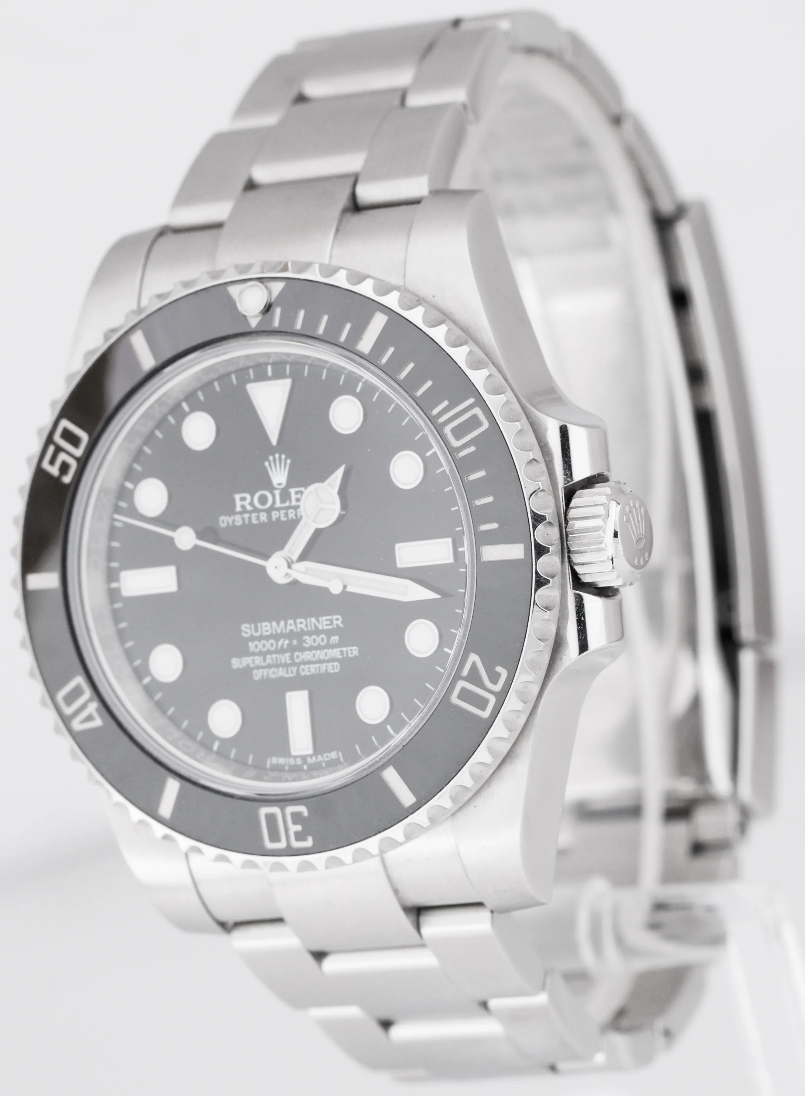 2017 UNPOLISHED Rolex Submariner No-Date Stainless Steel 40mm Watch 114060 B P
