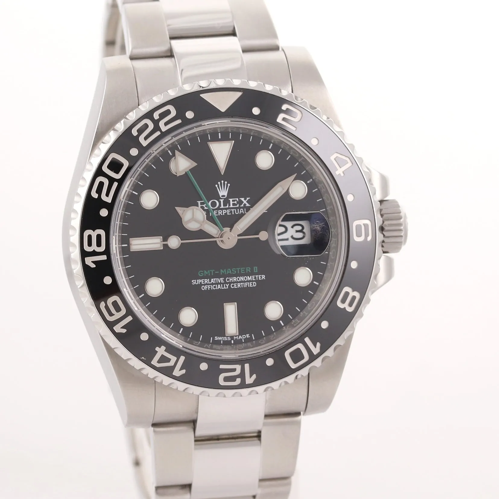 2018 MINT Rolex GMT Master II 116710 Steel Ceramic Black Dial 40mm Watch Box
