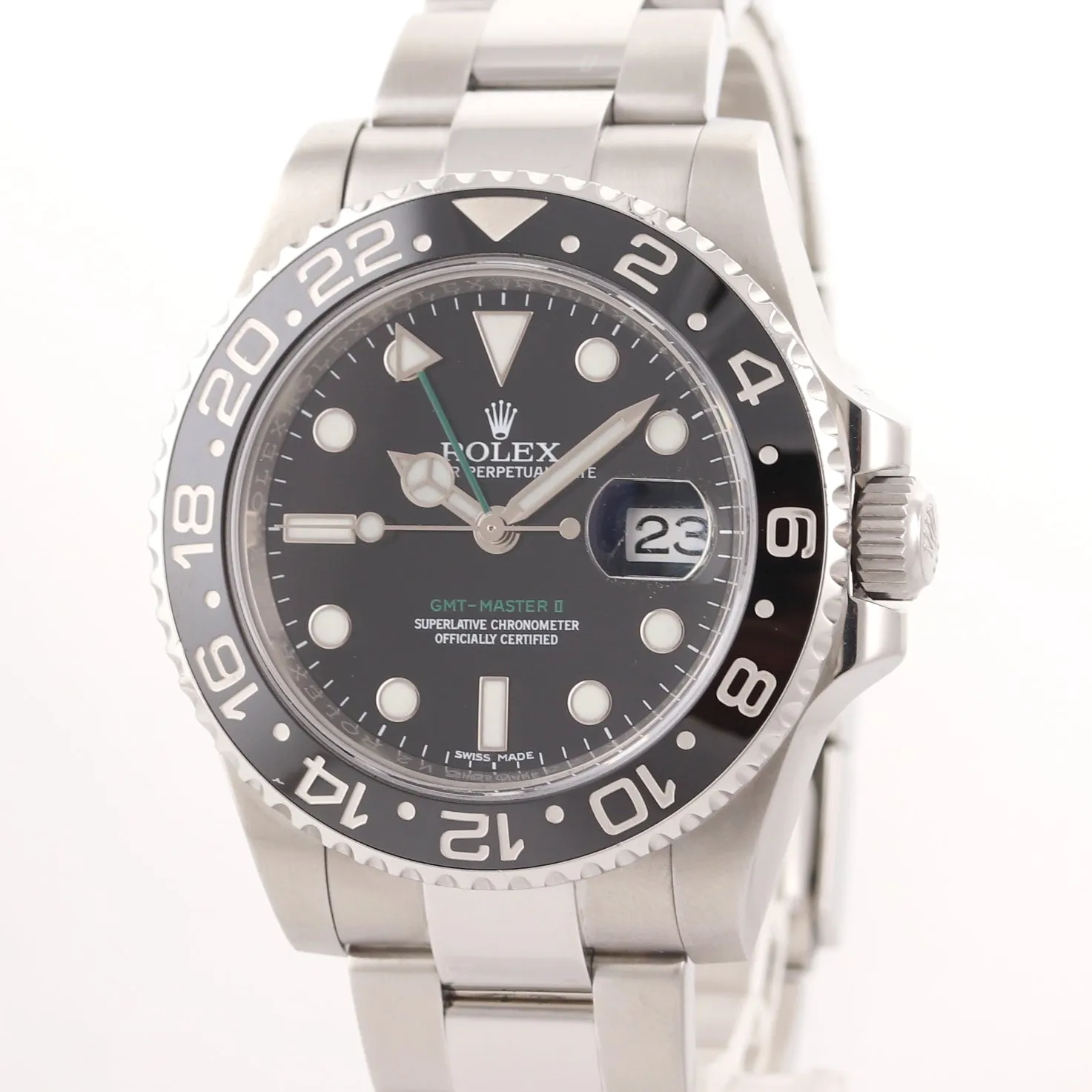 2018 MINT Rolex GMT Master II 116710 Steel Ceramic Black Dial 40mm Watch Box