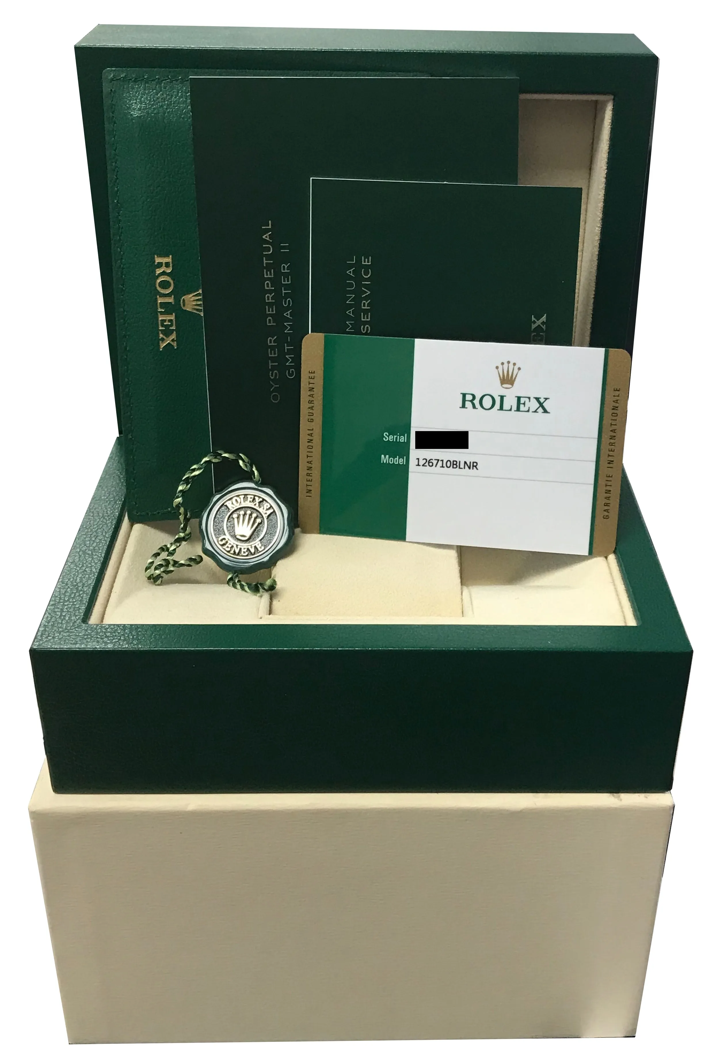 2020 MINT Rolex GMT-Master II Batman Black Blue SS Ceramic 40mm 126710 BLNR B P