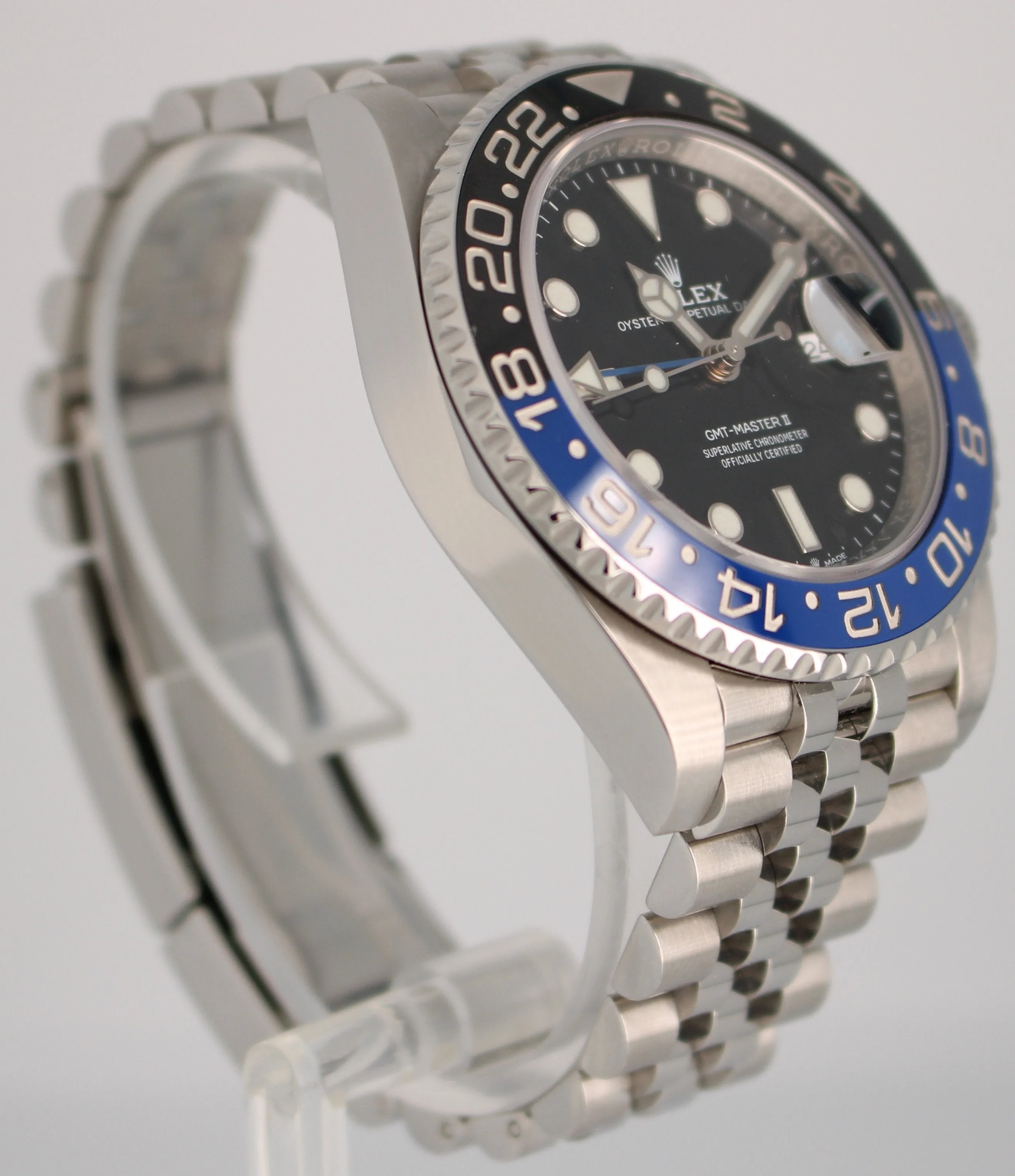 2020 MINT Rolex GMT-Master II Batman Black Blue SS Ceramic 40mm 126710 BLNR B P