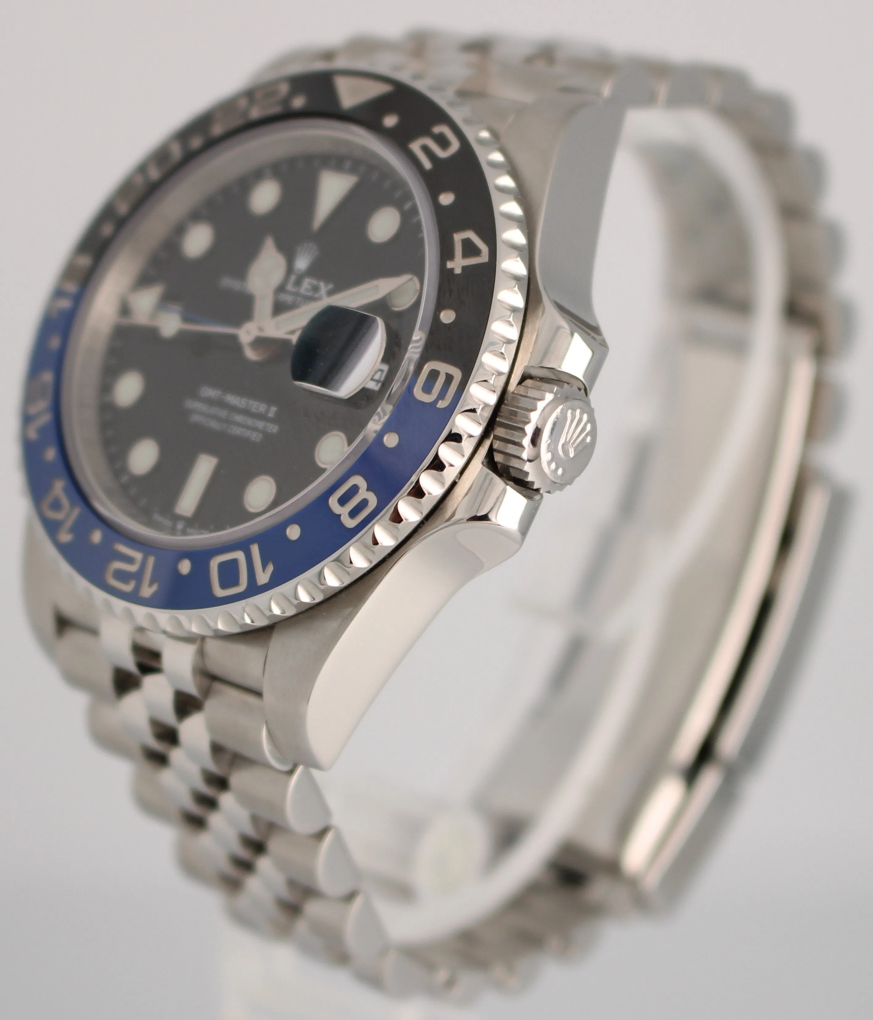 2020 MINT Rolex GMT-Master II Batman Black Blue SS Ceramic 40mm 126710 BLNR B P