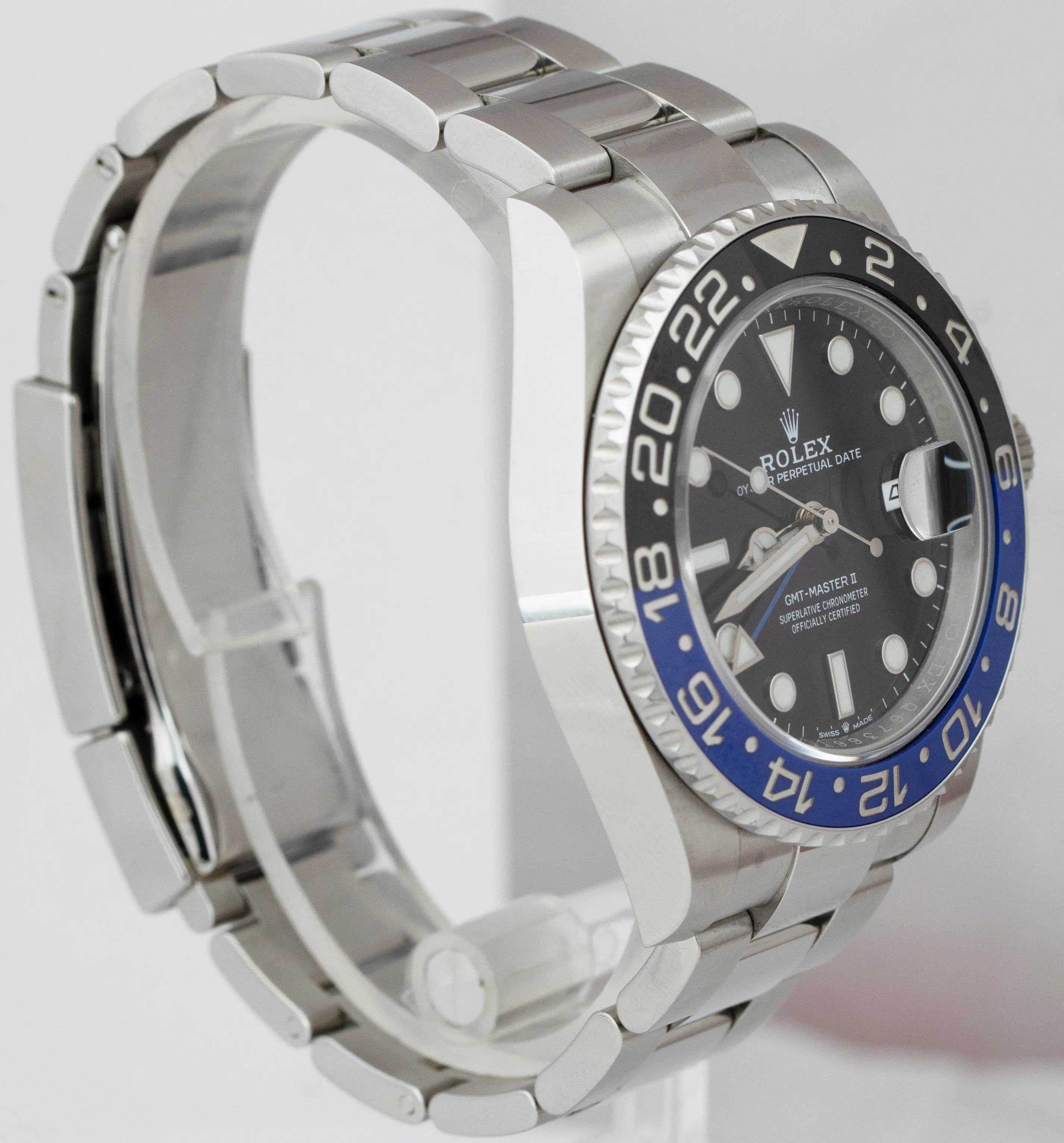 2022 Rolex GMT-Master II Ceramic BATMAN OYSTER BRACELET Watch 126710 BLNR B P