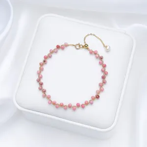 3mm Natural Stone Tourmaline Bracelet for Women