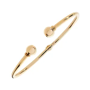 9ct Gold Hinged Torque Bangle