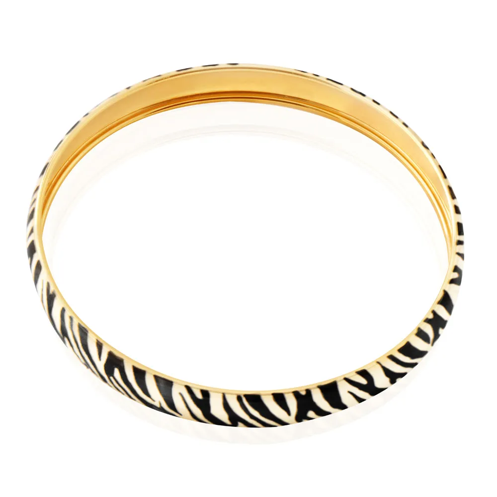 9ct Yellow Gold Silver Filled Bangle