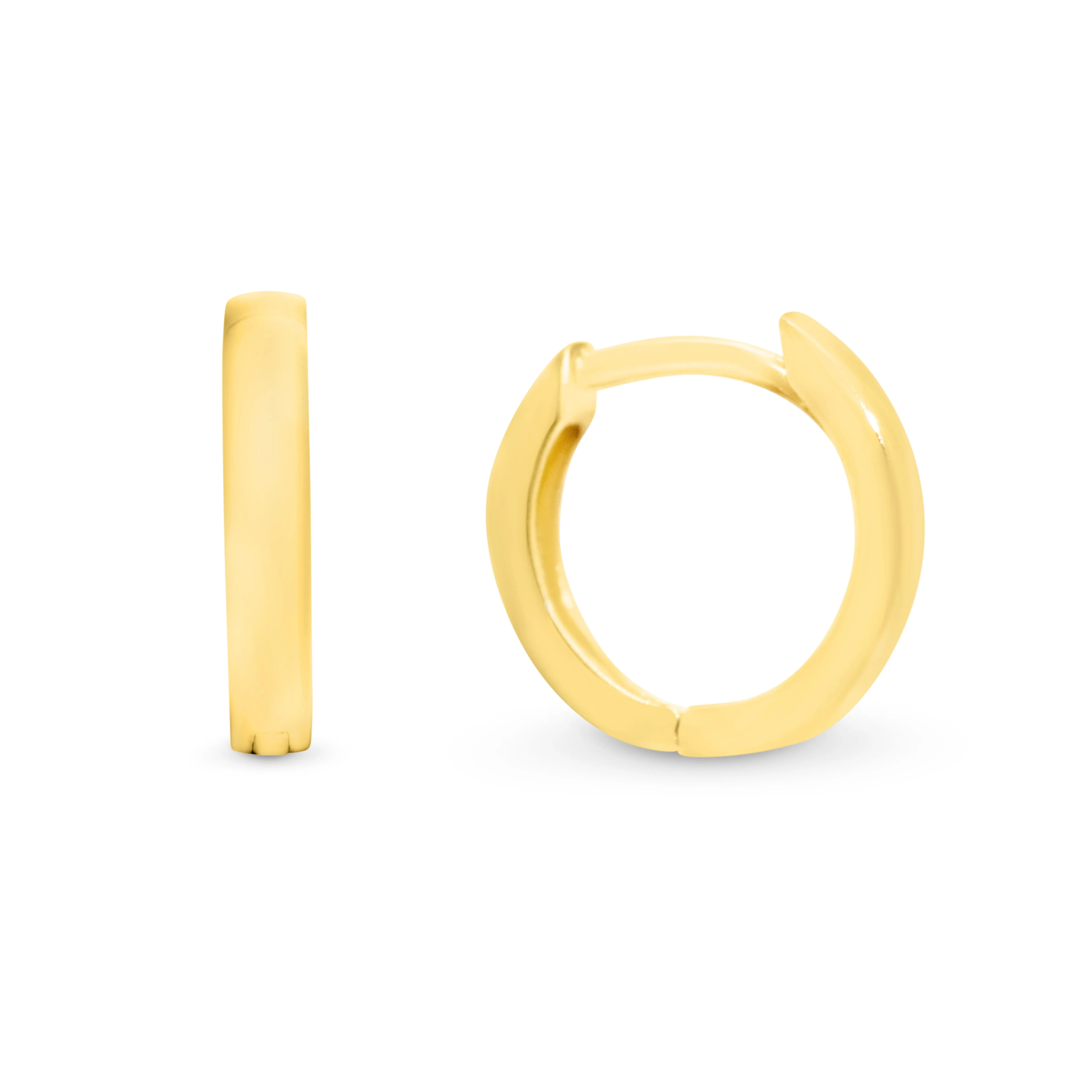 9ct Yellow Gold Tiny Hoop Earrings GEAR078
