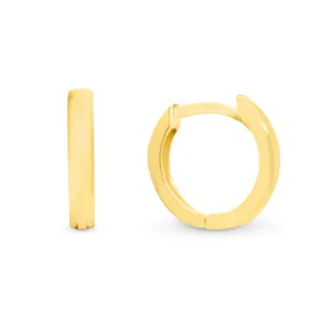 9ct Yellow Gold Tiny Hoop Earrings GEAR078