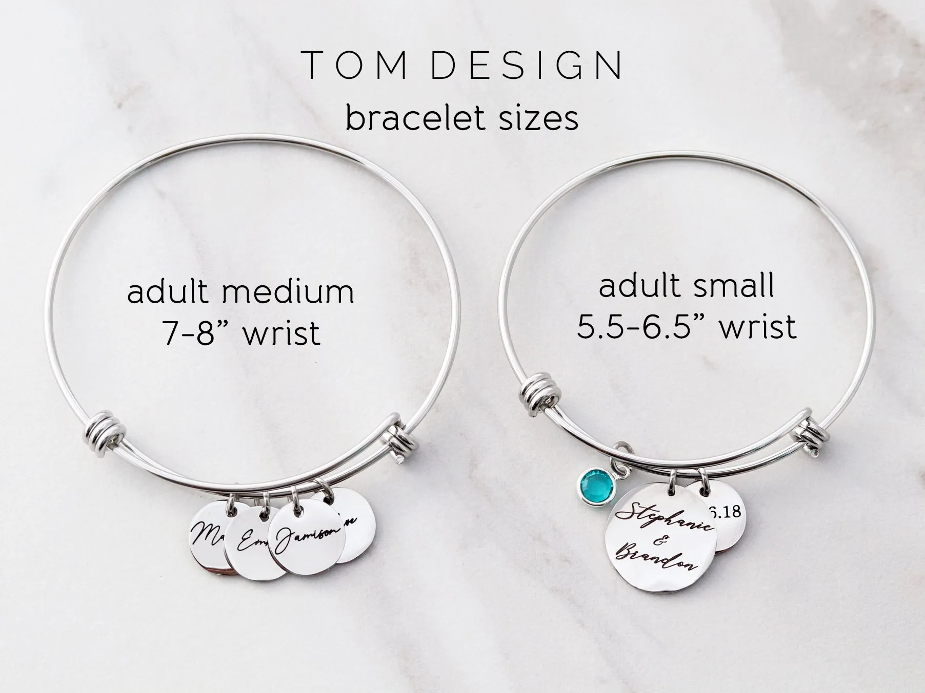 Actual Paw Print Bangle