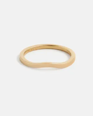 Alliance Wave in 14k Fairmined Gold