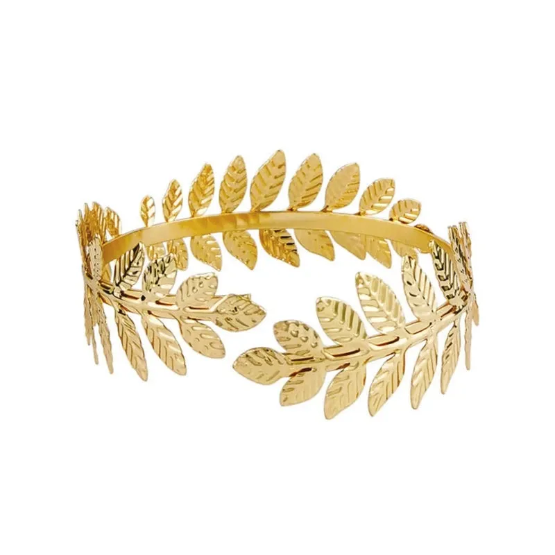 Alloy Spiral Armband Swirl Upper Arm Cuff Armlet Bangle Bracelet Egyptian Costume Accessory for Women Gold Silver Color