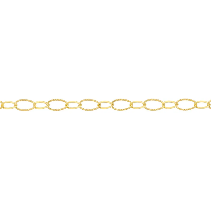 Al'Oro Drop Link Necklace