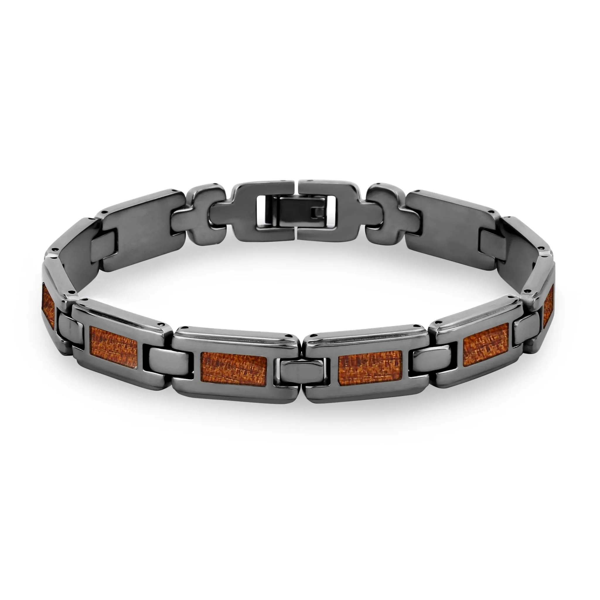 Ancient Kauri Ladies Link Bracelet - Gunmetal