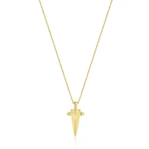 Ania Haie Gold Geometric Point Pendant Necklace