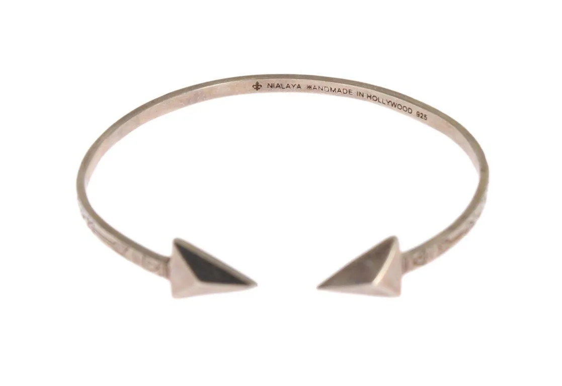 Arrow Cuff 925 Silver Bangle Bracelet