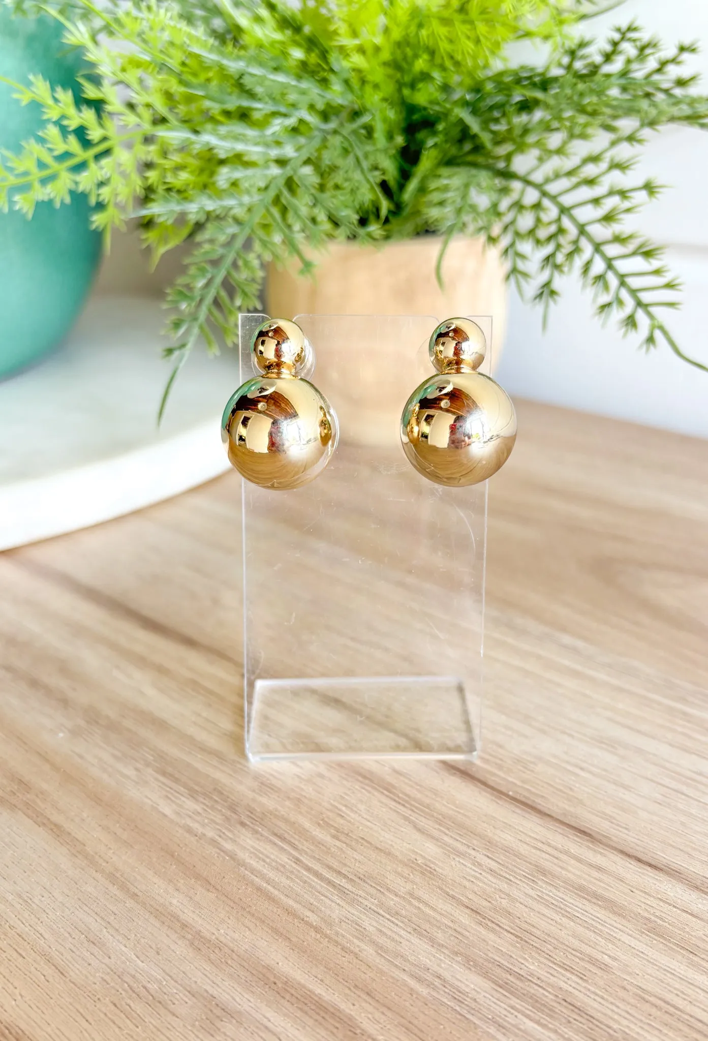 Bad Habit Earrings in Gold